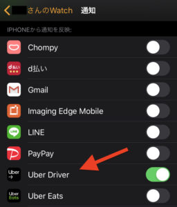 AppleWatch(アップルウォッチ)を着けながらUber Eats(ウーバーイーツ 